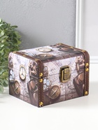 Набор шкатулок для украшений 3 шт. «Карта и компас» - Фото 2