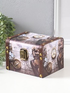 Набор шкатулок для украшений 3 шт. «Карта и компас» - Фото 4