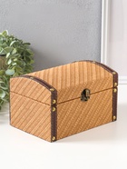 Набор шкатулок для украшений 2 шт. «Диагональ», охра - Фото 2