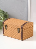 Набор шкатулок для украшений 2 шт. «Диагональ», охра  (артикул 10962683)  большой выбор товаров оптом и в розницу по низким ценам с доставкой