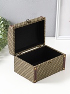 Набор шкатулок для украшений 2 шт. «Диагональ», тина  (артикул 10962684)  большой выбор товаров оптом и в розницу по низким ценам с доставкой