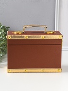 Шкатулка для украшений «Молочный шоколад», с ручкой, 20×9×14 см - Фото 3