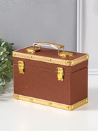 Шкатулка для украшений «Молочный шоколад», с ручкой, 20×9×14 см - Фото 4