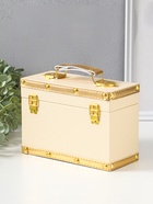 Шкатулка для украшений «Белый шоколад», с ручкой, 20×9×14 см - Фото 4