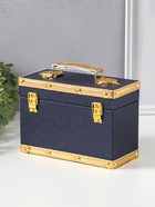 Шкатулка для украшений «Синий туман», с ручкой, 20×9×14 см - Фото 4