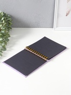 Фотоальбом на спирали 20 листов «Фотоаппарат. Фиолетовый», текстиль, чёрный картон, 17.5×17.5 см  (артикул 10971431)  большой выбор товаров оптом и в розницу по низким ценам с доставкой