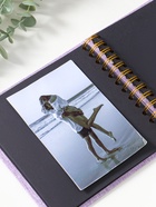 Фотоальбом на спирали 20 листов «Фотоаппарат. Фиолетовый», текстиль, чёрный картон, 17.5×17.5 см  (артикул 10971431)  большой выбор товаров оптом и в розницу по низким ценам с доставкой