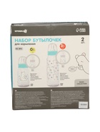 УЦЕНКА Набор бутылочек для кормления «Медвежонок» 150 и 250 мл, серия Basic, прямые, МИКС - Фото 4