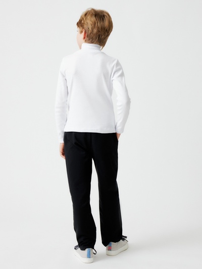 Брюки для мальчика однотонные MINAKU, чёрные, рост 152 см