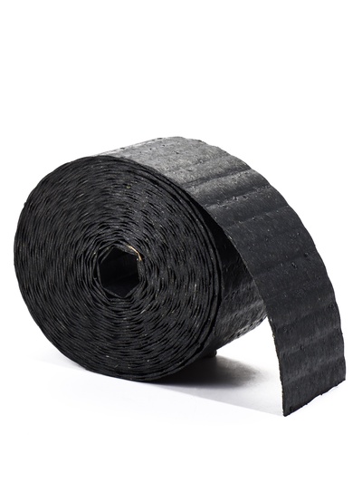 Лента бордюрная, 10 см×10 м, пластиковая, садовая, цвет серый гранит