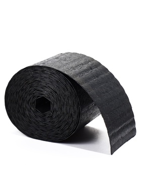 Лента бордюрная, 15 см×10 м, пластиковая, садовая, цвет гранит