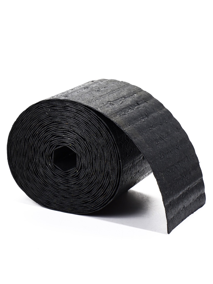 Лента бордюрная, 15 см×10 м, пластиковая, садовая, цвет серый гранит - Фото 1