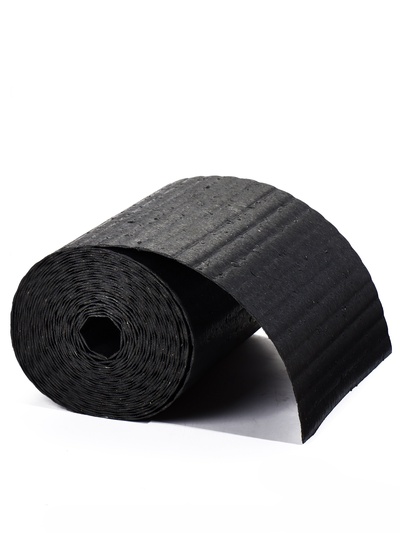 Лента бордюрная, 30 см×10 м, пластиковая, садовая, цвет серый гранит