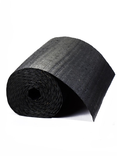 Лента бордюрная, 50 см×10 м, пластиковая, садовая, цвет серый гранит