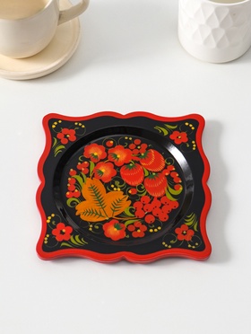 Блюдо сервировочное «Квадрат», 15×15 см, дерево, холома