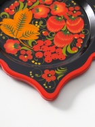 Блюдо сервировочное «Квадрат», 15×15 см, дерево, хохлома - Фото 3