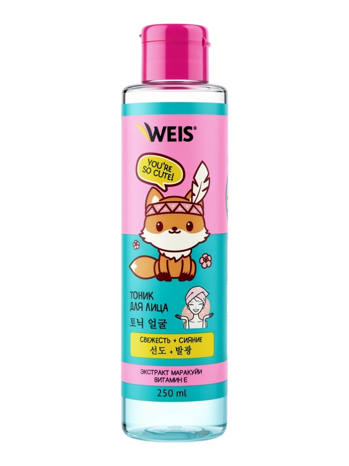 Тоник для лица WEIS, для всех типов кожи, 250 мл - Фото 1