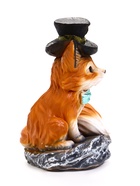 Садовая Фигура 24 х 15 х 16 см полистоун Лиса в шляпе - Фото 3