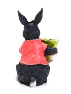 Садовая фигура из полистоуна «Зайчик с капустой», 18×17×31 см, с кашпо - Фото 4