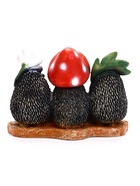 Садовая фигура из полистоуна «Три ежа», 24×10.5×17.5 см  (артикул 10989981)  большой выбор товаров оптом и в розницу по низким ценам с доставкой