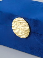 УЦЕНКА Шкатулка текстиль «Море» синяя 10×20×9 см - Фото 5