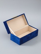 УЦЕНКА Шкатулка текстиль «Море» синяя 10×20×9 см - Фото 6