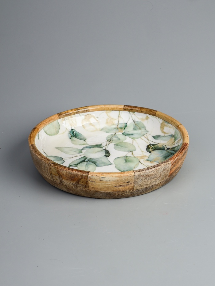 УЦЕНКА Блюдо «Листья» дерево манго 25×25×4.5 см - Фото 1