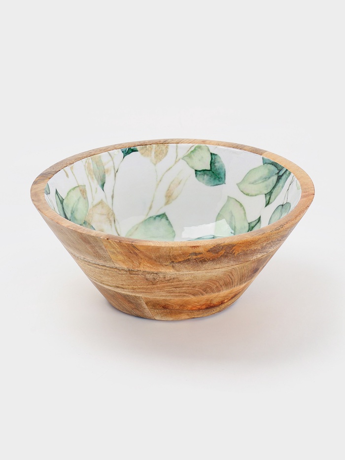 УЦЕНКА Салатник «Листья» дерево манго 25×25×10 см - Фото 1