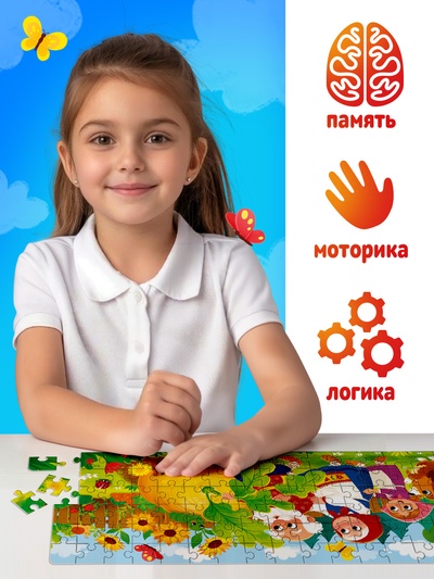 Пазл «Репка», 120 деталей