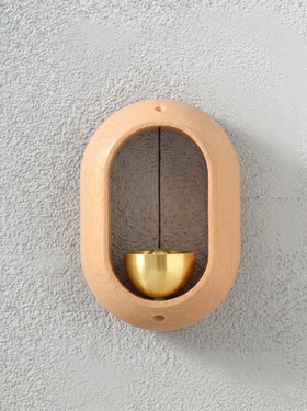 Колокол магнитный «Овал», бук, 3.2×7.2×10.5 см