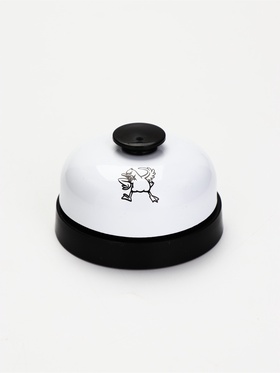 Звонок настольный «Утка», 7.2×4.8 см, белый