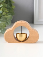 Колокол настольный «Облако», бук, на магнитах, 2.8×9.5×6 см - Фото 1