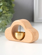Колокол настольный «Облако», бук, на магнитах, 2.8×9.5×6 см - Фото 4