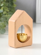 Колокол настольный «Дом», бук, на магнитах, 2.8×6.5×9.8 см - Фото 2