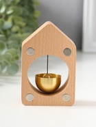 Колокол настольный «Дом», бук, на магнитах, 2.8×6.5×9.8 см - Фото 3