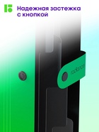 Папка А4 Radiance, 5 отделений, 600 мкм, на кнопке, голубой/зеленый градиент - Фото 5