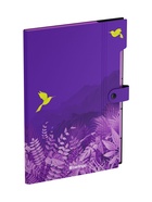 Папка А4 Flower Art, 5 отделений, 600 мкм, на кнопке, с рисунком - Фото 1