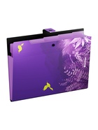 Папка А4 Flower Art, 5 отделений, 600 мкм, на кнопке, с рисунком - Фото 2