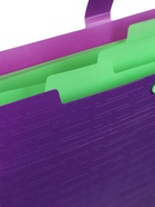 Папка А4 Your Way, 5 отделений, 600 мкм, на кнопке, фиолетовая - Фото 4