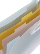 Папка А4 Eco, 6 отделений, 650 мкм, вертикальная, с ручкой, прозрачная, с рисунком - Фото 6