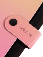 Папка А4 Radiance, 12 отделений, 600 мкм, на кнопке, желтый/розовый градиент - Фото 4