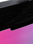 Папка А4 Radiance, 12 отделений, 600 мкм, на кнопке, розовый/голубой градиент - Фото 5