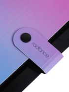 Папка А4 Radiance, 12 отделений, 600 мкм, на кнопке, розовый/голубой градиент - Фото 4