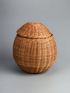 УЦЕНКА Корзина с крышкой, 25х25х34 см, ротанг - Фото 2