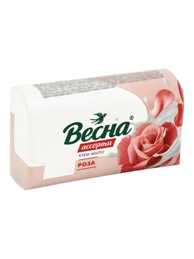 Твёрдое мыло ВЕСНА Ассорти, роза 90 г  (артикул 10990475)  большой выбор товаров оптом и в розницу по низким ценам с доставкой