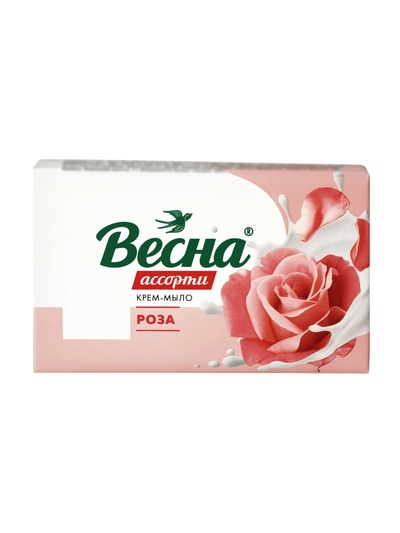 Крем-мыло «Весна», с ароматом розы, 90 г