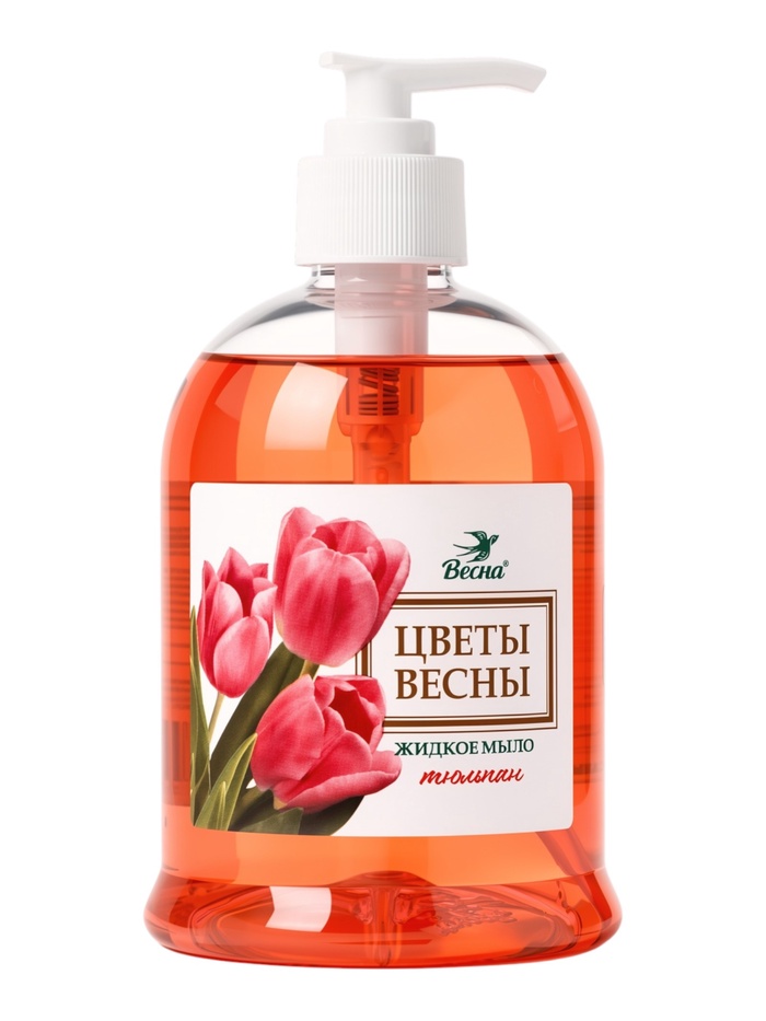 Жидкое мыло «Цветы весны» тюльпан, 500 мл