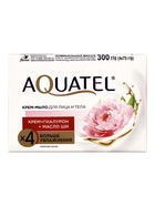 Крем-мыло твердое Aquatel нежная роза, 4×75 г, 300 г - Фото 1