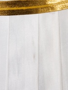 УЦЕНКА Настольная лампа Агата E27 40 Вт бело-золотой 25×25×42.5 см RISALUX - Фото 5