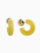 Серьги акрил «Полукольцо с бусиной №14», зелёные, болотные в золоте  (артикул 10936491)  большой выбор товаров оптом и в розницу по низким ценам с доставкой